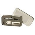 Pen/ Metal Lighter & Key Tag Gift Set